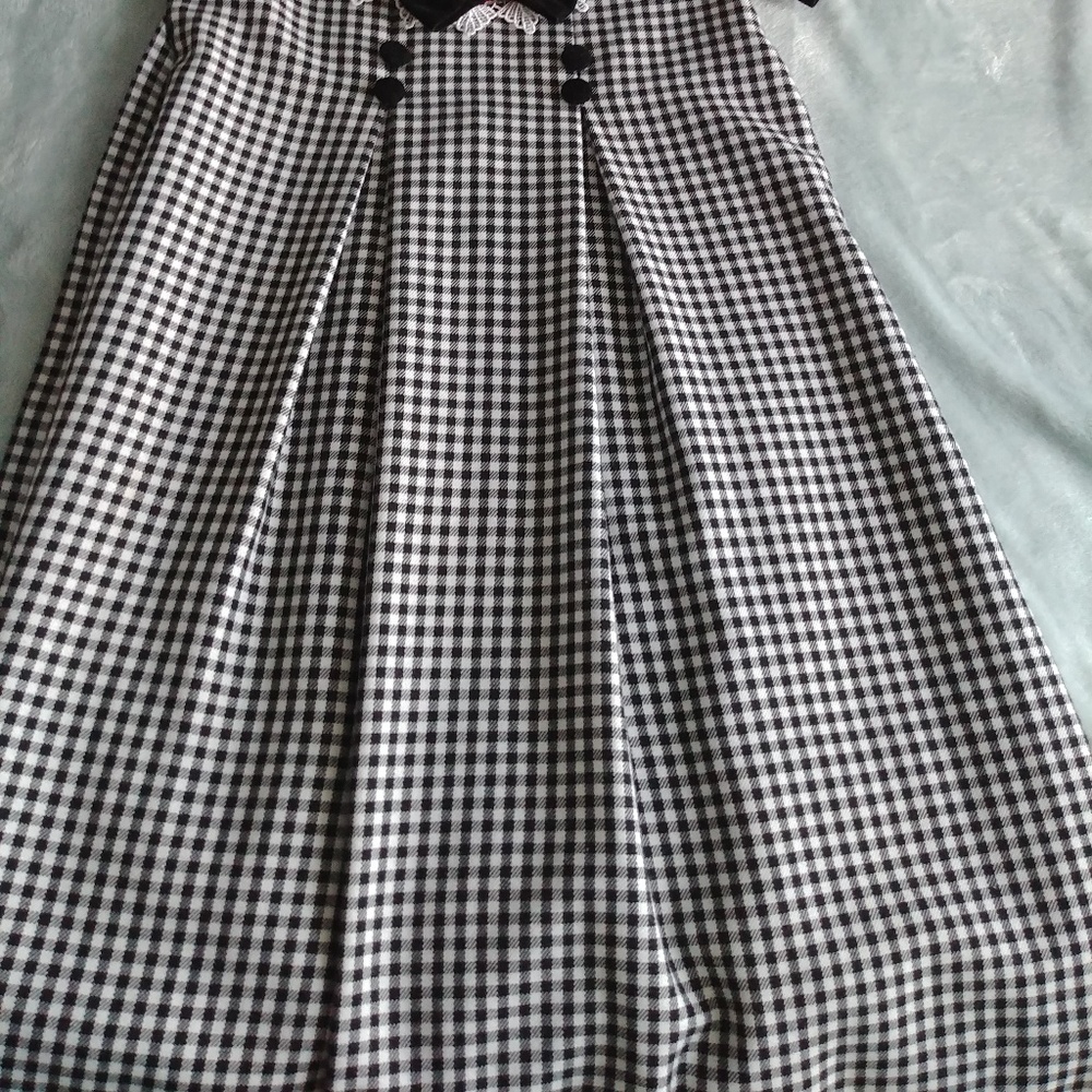 | Checkered Formal Dress | 008 | - Picture 5 of 8